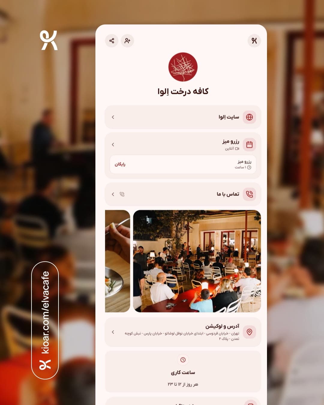 کافه درخت اِلوا
